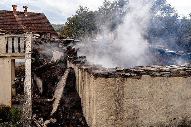 Professional Fire Damage Repair technician working in Georgetown, TX